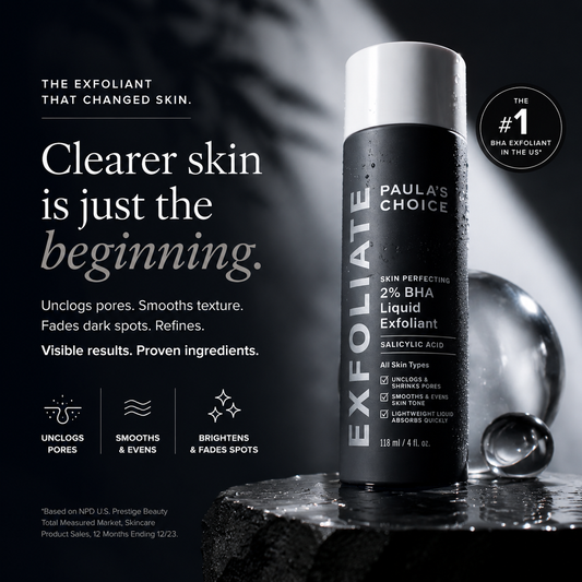 Paula's Choice BHA Exfoliant - Unclogs Pores Fast!