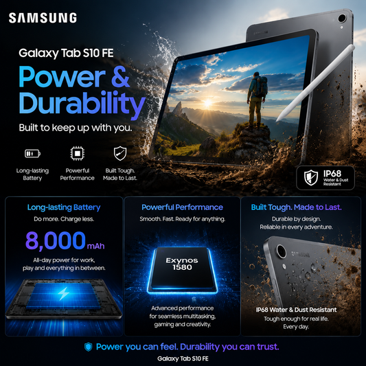Samsung Galaxy Tab S10 FE - Power & Durability!