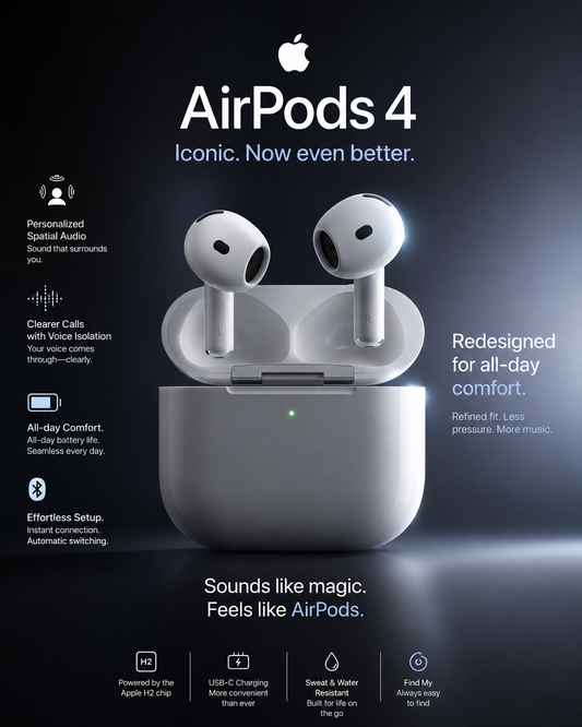Apple AirPods 4 - Elevate Your Audio Experience!